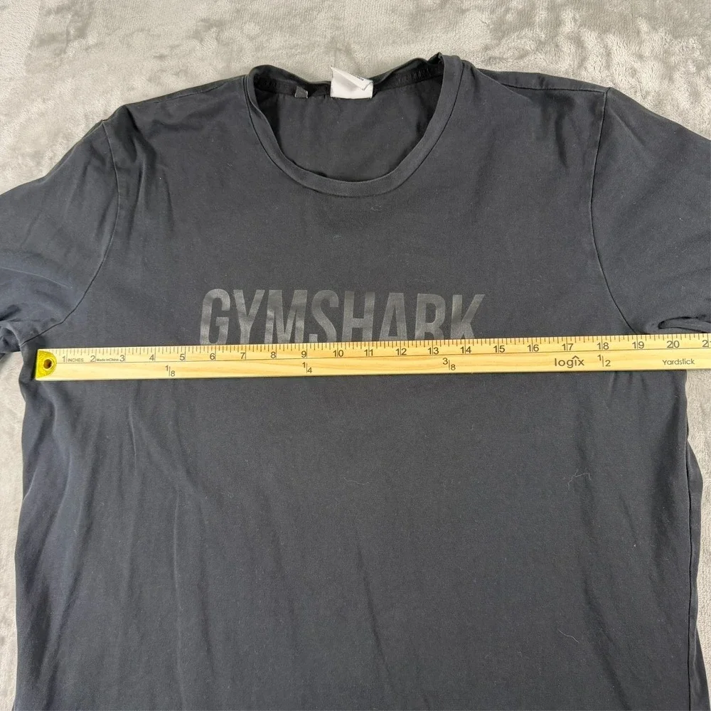 GymShark Apollo Oversized T-Shirt Black on Black Mens XL